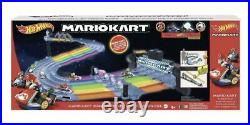 Hot Wheels Mario Kart Rainbow Road Raceway Track Set Wow 2021 RARE Christmas