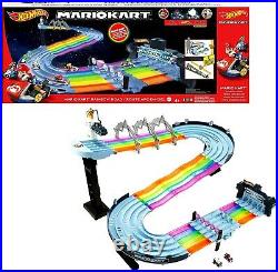Hot Wheels Mario Kart Rainbow Road Raceway TrackSet with 2 Vehicles (NEWithSEALED)