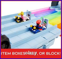 Hot Wheels Mario Kart Rainbow Road Track Set 30 Piece With 2 164 Scale Vehicle Hot Wheels Mario Kart Rainbow Road Track Set 30 Piece With 2 164 Scale Vehicle