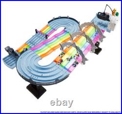 Hot Wheels Mario Kart Rainbow Road Track Set 30 Piece With 2 164 Scale Vehicle Hot Wheels Mario Kart Rainbow Road Track Set 30 Piece With 2 164 Scale Vehicle