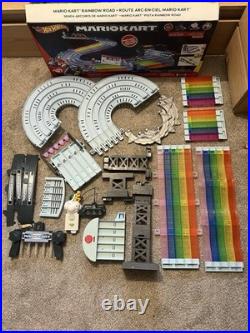 Hot Wheels Mario Kart Rainbow Road Track Set TESTED No Cars Please Read