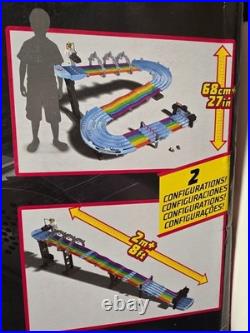 Hot Wheels Mario Kart Rainbow Road Track Set With Lights & Sounds 4+ Includes 2