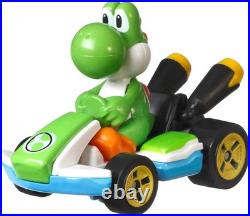Hot Wheels MarioKart Circuit Deluxe Track Set HFY15 Die-Cast WITH YOSHI & MARIO