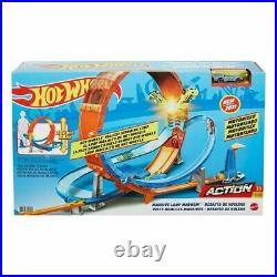 Hot Wheels Massive Loop Mayhem Track Set For Kids Christmas Birthday Gift A