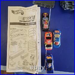 Hot Wheels NASCAR Superspeedway Motorized X-V Racers Set 1990s with4 Cars Complete