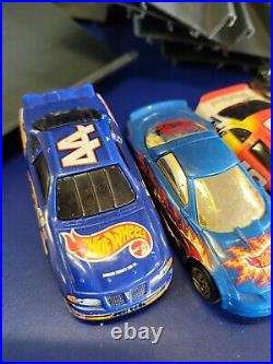 Hot Wheels NASCAR Superspeedway Motorized X-V Racers Set 1990s with4 Cars Complete