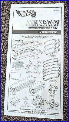 Hot Wheels NASCAR Superspeedway Set 1998 Motorized X-V Racers 23260