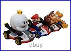 Hot Wheels Nintendo Mario Kart Rainbow Road Raceway Race Track Set With 4 Racers