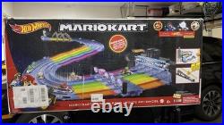 Hot Wheels Nintendo Mario Kart Rainbow Road Raceway Race Track Set w King Boo 8 Hot Wheels Nintendo Mario Kart Rainbow Road Raceway Race Track Set w King Boo 8