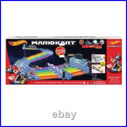 Hot Wheels Nintendo Mario Kart Rainbow Road Raceway Track Set 30 Piece