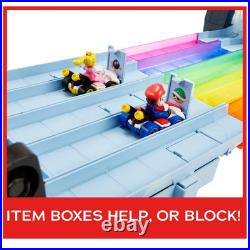 Hot Wheels Nintendo Mario Kart Rainbow Road Raceway Track Set 30 Piece