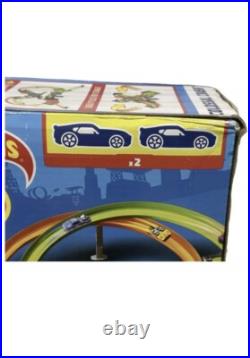 Hot Wheels Over 5 Ft. Colossal Crash Action Biggest Motorized Track Set, NEW