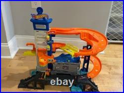 Hot Wheels Playset Lot Multi-Level Garage, City Sets, Track Pieces & 25+ Cars Hot Wheels Playset Lot Multi-Level Garage, City Sets, Track Pieces & 25+ Cars