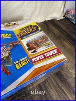 Hot Wheels Power Tower Track Set w Wall Tracks Motorized Elevator W3423-2011 NIB