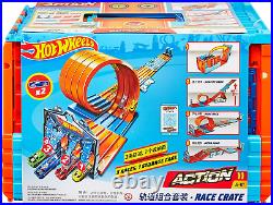 Hot Wheels Racetrack Cast Track Set Matchbox Car Kids Toys Race Crate Family Fun