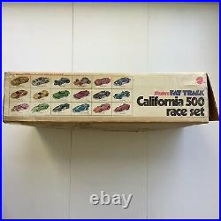 Hot Wheels Redline Sizzlers Fat Track California 500 Set Race Case 4 Car Rainbow