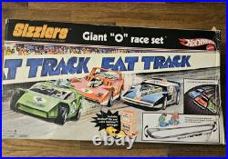 Hot Wheels Sizzlers Giant O Race Set Fat Track WithOrig Box WithBlue AngelenoCar xtr