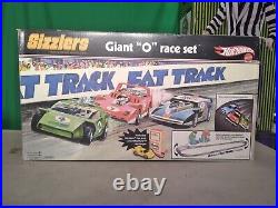Hot Wheels Sizzlers Giant O Race Track Set Fat Track opened