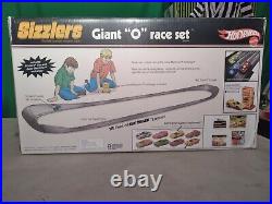 Hot Wheels Sizzlers Giant O Race Track Set Fat Track opened