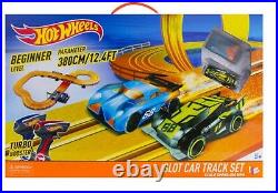 New Toy Play Boys Girl Hot Wheels Slot Car Track Set Beginner Level Big Ages 5 