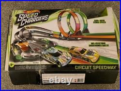 Hot Wheels Speed Chargers Circuit Speedway Track Mattel 2016 -1 Car