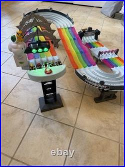 Hot Wheels Super Mario Kart Rainbow Road Raceway Track Set Complete with 5 Cars