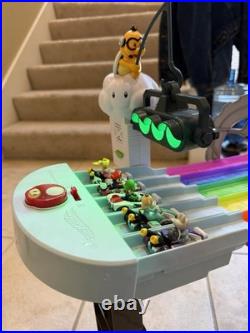 Hot Wheels Super Mario Kart Rainbow Road Raceway Track Set Complete with 5 Cars