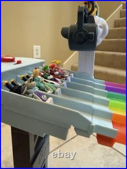 Hot Wheels Super Mario Kart Rainbow Road Raceway Track Set Complete with 5 Cars
