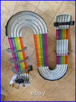 Hot Wheels Super Mario Kart Rainbow Road Raceway Track Set Complete with 5 Cars