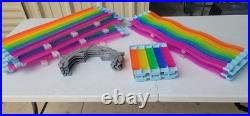 Hot Wheels Super Mario Kart Rainbow Road Track Set with Additional Rainbow Roads