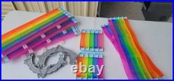 Hot Wheels Super Mario Kart Rainbow Road Track Set with Additional Rainbow Roads