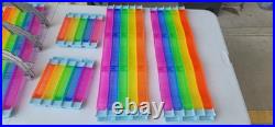 Hot Wheels Super Mario Kart Rainbow Road Track Set with Additional Rainbow Roads
