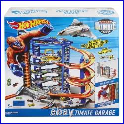 Hot Wheels Super Ultimate Garage Track Set With 4 164 Scale Cars Over 3-Feet
