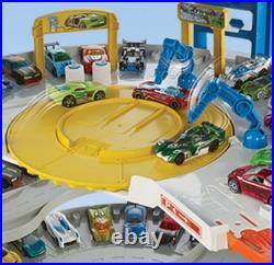 Hot Wheels Super Ultimate Garage Track Set With 4 164 Scale Cars Over 3-Feet