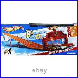 Hot Wheels Toy Car 8Ft Track Set, 6 Raceway, With? 6 Vehicles, Sound and Light