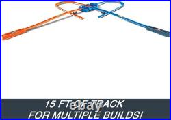 Hot Wheels Toy Car Track Builder Playset, Deluxe Stunt Box with 25 Component