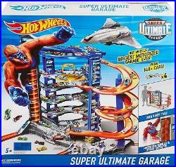 Hot Wheels Toy Car Track Set & 4 164 Scale Cars, Super Ultimate Garage, 3+ ft Hot Wheels Toy Car Track Set & 4 164 Scale Cars, Super Ultimate Garage, 3+ ft