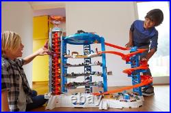 Hot Wheels Toy Car Track Set & 4 164 Scale Cars, Super Ultimate Garage, 3+ ft Hot Wheels Toy Car Track Set & 4 164 Scale Cars, Super Ultimate Garage, 3+ ft