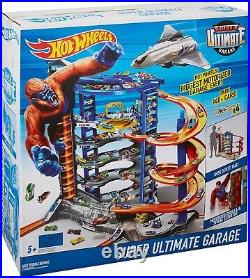 Hot Wheels Toy Car Track Set & 4 164 Scale Cars, Super Ultimate Garage, 3+ ft Hot Wheels Toy Car Track Set & 4 164 Scale Cars, Super Ultimate Garage, 3+ ft
