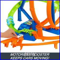 Hot Wheels Toy Car Track Set Action Epic Crash Dash with 164 Scale Vehicle &