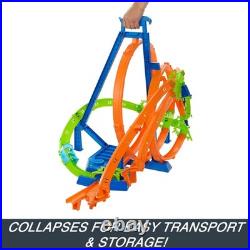Hot Wheels Toy Car Track Set Action Epic Crash Dash with 164 Scale Vehicle &