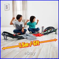 Hot Wheels Toy Car Track Set, Formula 1 Grand Prix Circuit Track Set with 3 164