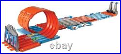 Hot Wheels Toy Car Track Set, Race Crate Transforms into 3 Different Builds Hot Wheels Toy Car Track Set, Race Crate Transforms into 3 Different Builds