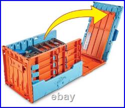 Hot Wheels Toy Car Track Set, Race Crate Transforms into 3 Different Builds Hot Wheels Toy Car Track Set, Race Crate Transforms into 3 Different Builds