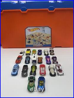 Hot Wheels Track Builder Build Your Race Playset T13 And 20 Cars