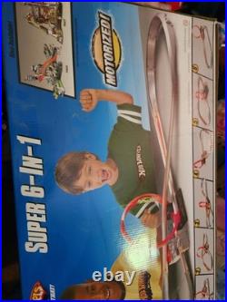 Hot Wheels Track Builder System Race Super 6-in-1 Set New With 2 Cars