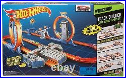 Hot Wheels Track Builder Total Turbo Takeover Track Set Die Cast Car Playset Toy