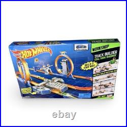 Hot Wheels Track Builder Workshop Total Turbo Takeover Set New Sealed