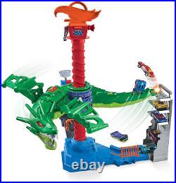 Hot Wheels Track Play Set for Die Cast Car City Set Kids Children Dragon Toy Kit