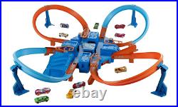 Hot Wheels Track Set Criss Cross Tracks Cars Racing Vehicles Kids Toy Fun Child
